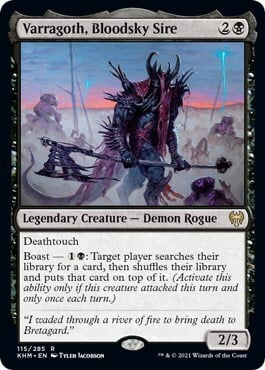 Varragoth, Bloodsky Sire Card Front