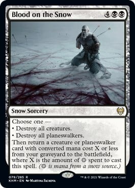 Blood on the Snow Card Front
