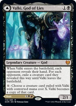 Valki, God of Lies // Tibalt, Cosmic Impostor Card Front