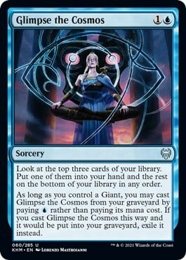 Glimpse the Cosmos Card Front