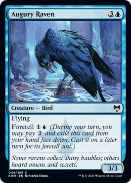 Augury Raven Card Front