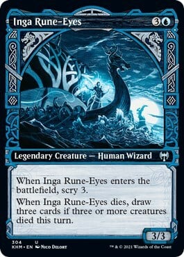 Inga Rune-Eyes Card Front