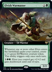 Elvish Warmaster · Extended Art 363