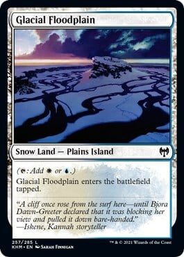 Glacial Floodplain Card Front