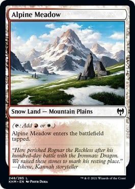 Alpine Meadow Card Front