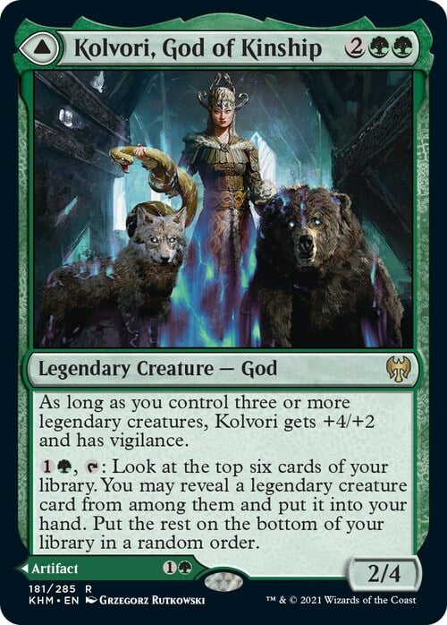 Kolvori, God of Kinship // The Ringhart Crest Card Front