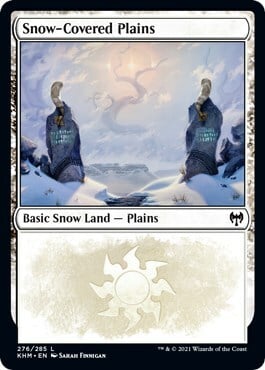 Snow-Covered Plains Card Front