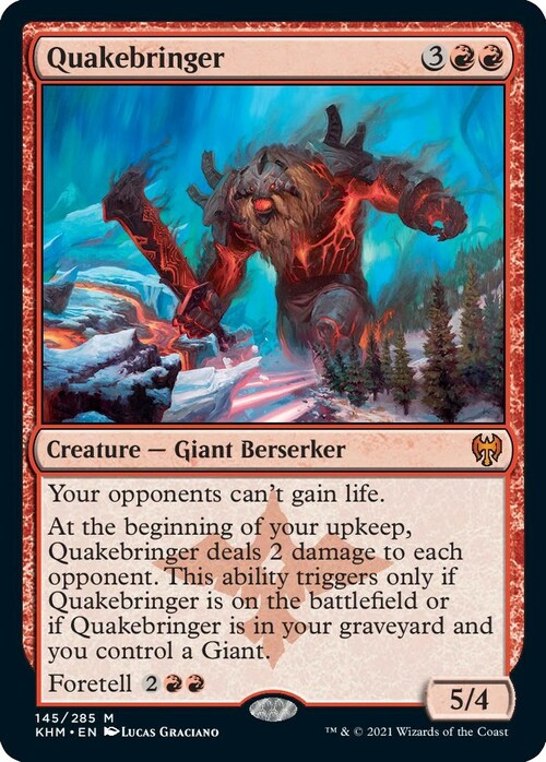 Quakebringer Card Front