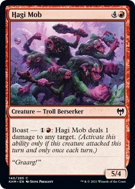 Hagi Mob Card Front
