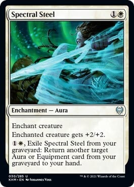 Spectral Steel Card Front