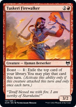 Tuskeri Firewalker Card Front