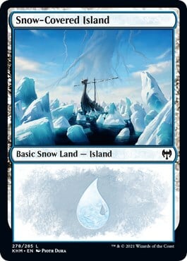 Snow-Covered Island Card Front