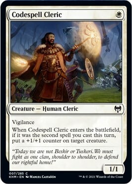 Codespell Cleric Card Front