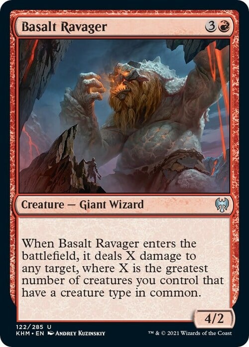 Basalt Ravager Card Front