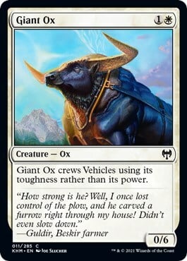 Giant Ox Card Front