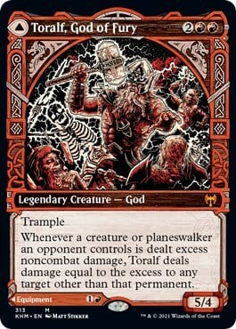 Toralf, Dio della Furia // Martello di Toralf Card Front