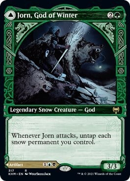 Jorn, Dio dell'Inverno // Kaldring, il Bastone di Brina Card Front