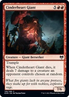 Cinderheart Giant Card Front
