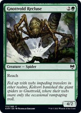 Gnottvold Recluse Card Front