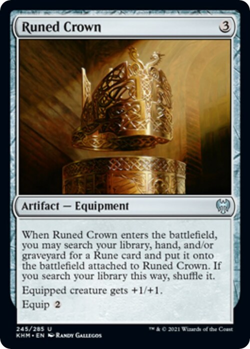 Runed Crown Card Front