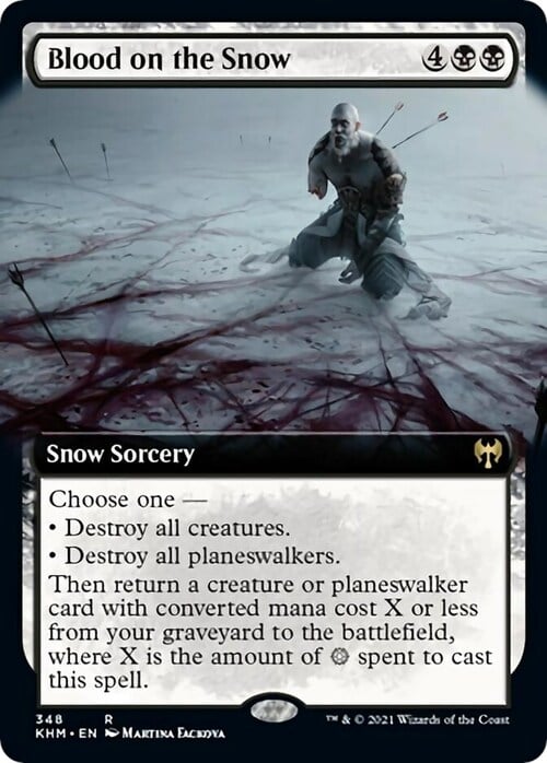 Sangre en la nieve Frente