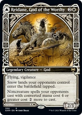 Reidane, God of the Worthy // Valkmira, Protector's Shield Card Front