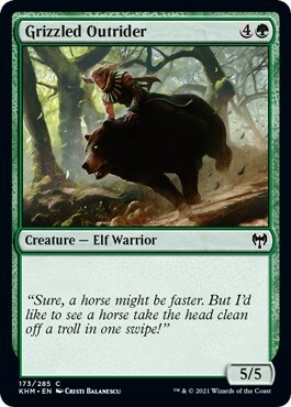 Grizzled Outrider Card Front