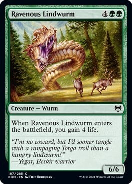 Ravenous Lindwurm Card Front