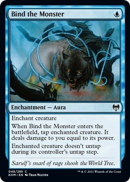 Bind the Monster Card Front