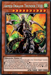 Armed Dragon Thunder LV10 · Secret Rare 001sec
