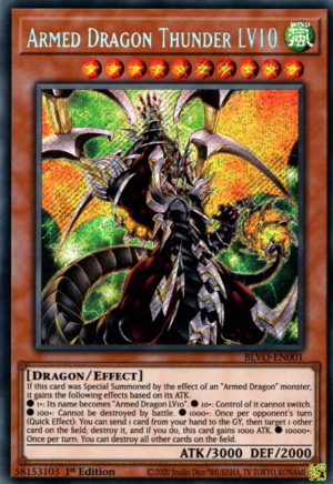 Armed Dragon Thunder LV10 Card Front