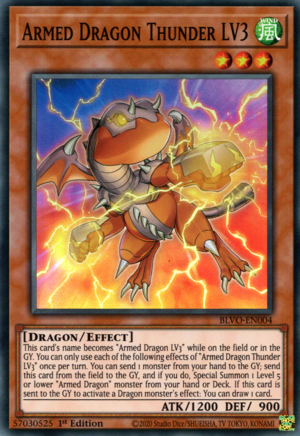 Armed Dragon Thunder LV3 Card Front