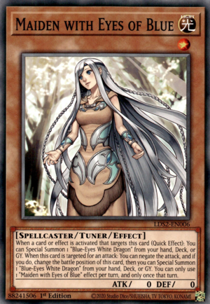 Maiden with Eyes of Blue Card Front