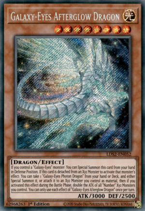 Galaxy-Eyes Afterglow Dragon Card Front