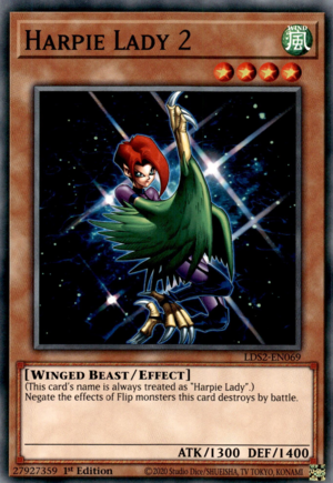 Harpie Lady 2 Card Front