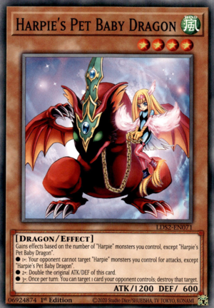 Harpie's Pet Baby Dragon Card Front
