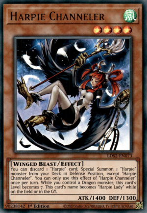 Harpie Channeler Card Front