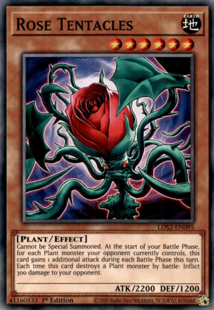 Rose Tentacles Card Front