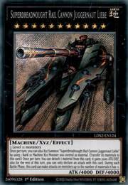 Superdreadnought Rail Cannon Juggernaut Liebe · Secret Rare 124sec