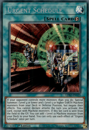 Urgent Schedule · Secret Rare 125sec