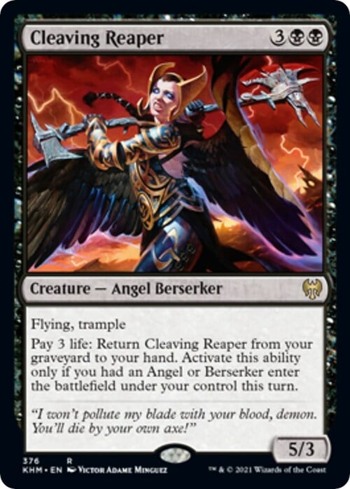 Cleaving Reaper Card Front