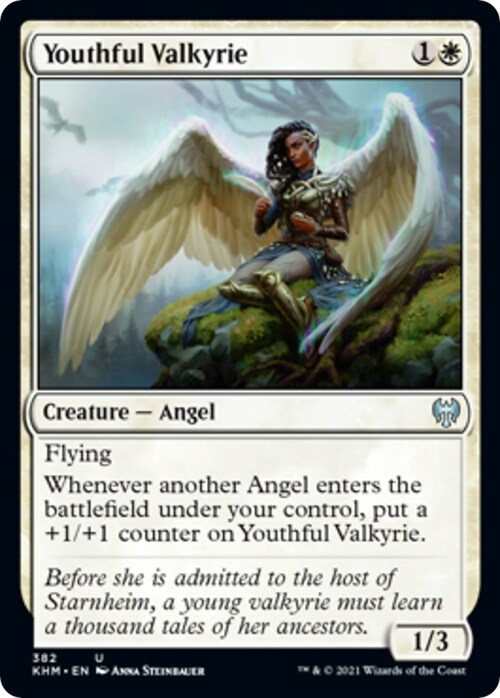 Youthful Valkyrie Card Front