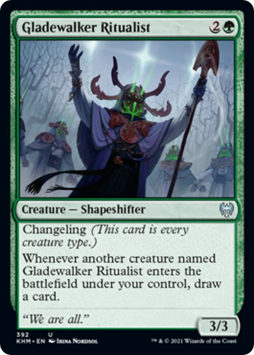 Gladewalker Ritualist Card Front