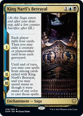 King Narfi's Betrayal Card Front