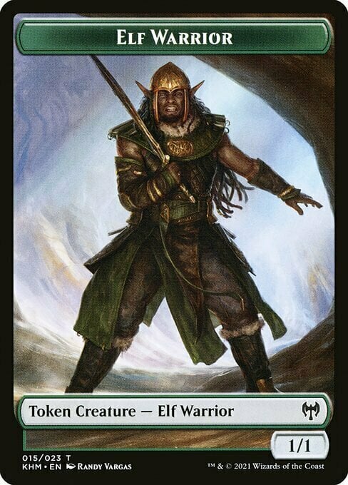 Elf Warrior Card Front