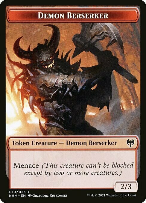 Demon Berserker Card Front