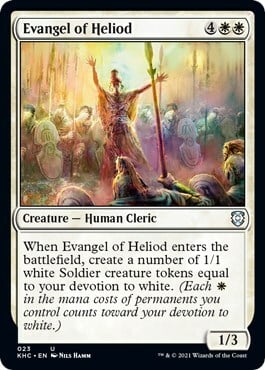Evangel of Heliod Card Front
