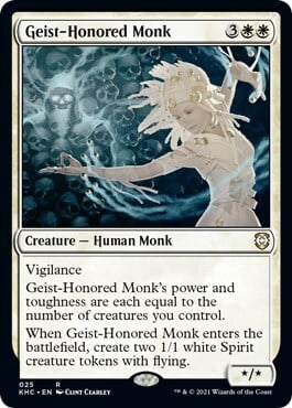 Geist-Honored Monk Card Front