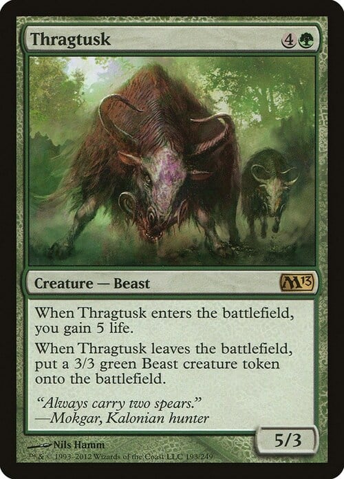 Thragtusk Card Front