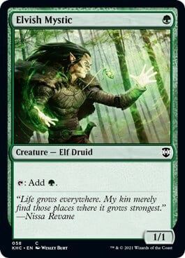 Elvish Mystic Card Front